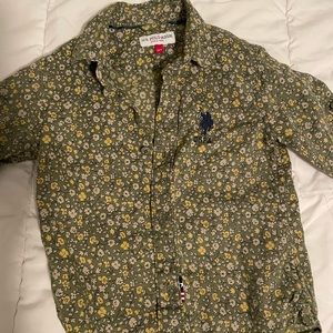 Kids U.S. Polo Assn long sleeve button shirt